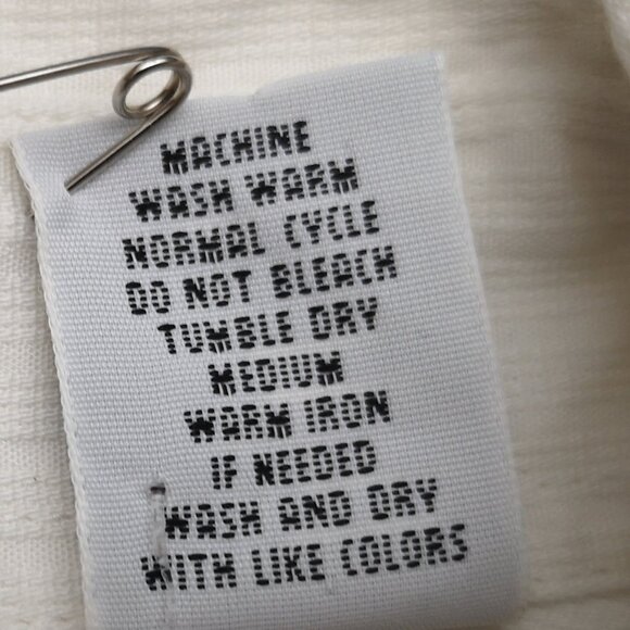 Levi Strauss & Co. Men's Size XXL White Textured Button Front & Cuffs Shirt - Picture 5 of 8